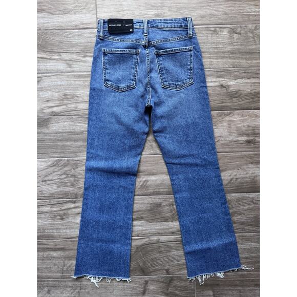 New With Tag Stitch & Feather Made In USA Vintage Cropped Flare Jeans Size 25 - Picture 4 of 5
